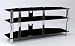 Black glass TV stands GT5 glass tv stand up to 60