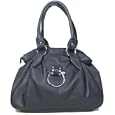 KLS02 Oversized Tote Handbag Purse Midnight Blue