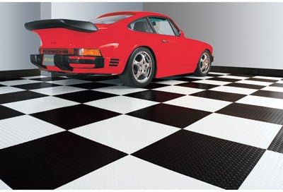 Better Life Technologies G-Floor Peel and Stick Tiles - 1Ft.L x 1Ft.W, Black, 20-Pack, Model# T95DT12MB20P3