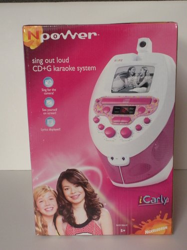 iCarly CD Karaoke System w/ Monitor & Lyrics