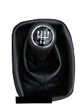 Produkt-Bild: BMW E36 E46 Schaltsack Schaltmanschette mit Schaltknauf 5 Gang Schaltknauf (12mm Bohrung) Art- Leder schwarz BMW LIMO COMPACT KOMBI CABRIO