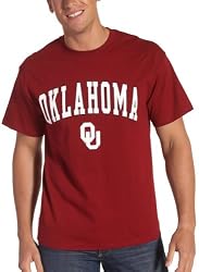 Oklahoma Sooners 100% Cotton Short Sleeve T-Shirt