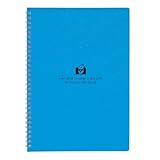 etrangerdicostarica CUOIO B5ダブルリングノートLブルー CUO-25-08