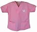University of Kentucky Pink Scrubs Tops SHIRT UK Wildcats Logo For HER -Officially Licensed NCAA College Logo Apparel Unique GIFT Ideas For Mom Nurses Ladies Students Graduation