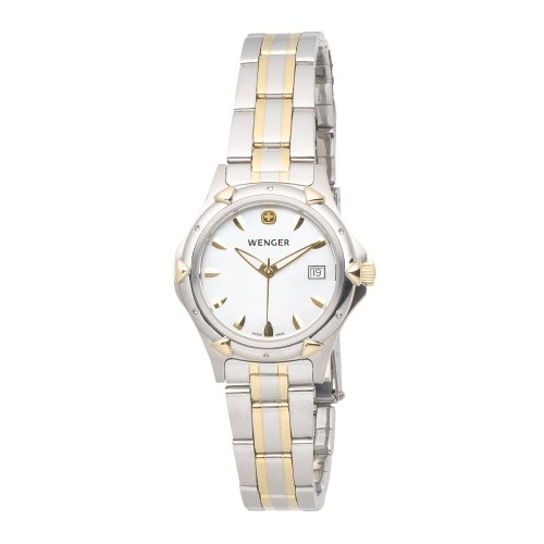 Wenger Women's 70236 Standard Issue MOP Dial Two-Tone Bracelet Watch
