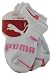 Puma Infant 3 Pack Runner Socks, White/Bright, 12-24 Months