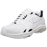 New Balance Women's WX622 Training Shoe,White/Blue,6 B