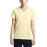 (ジョルダーノ)GIORDANO コットンストレッチＶネックショートスリーブT 01021700