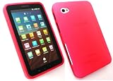 EMARTBUY SAMSUNG GALAXY TAB P1000 & P1010 GRIP GEL SKIN COVER/CASE HOT PINK
