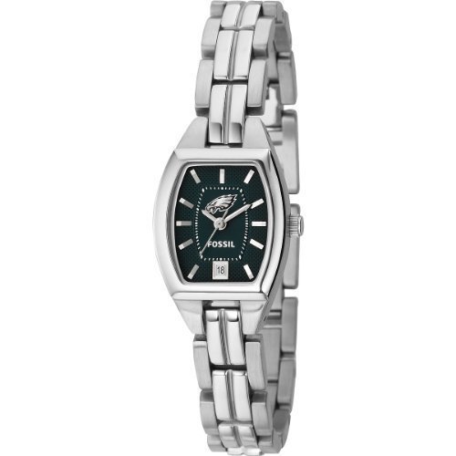 Fossil Women's NFL1189 NFL Philadelphia Eagles Round Dial Watch