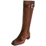 Franco Sarto Women's June Tall Boot,Chocolate Washed Cow Suede,7 M US