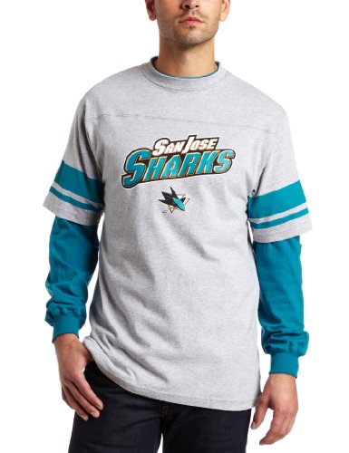 NHL Men's San Jose Sharks Option 3-In-1 Combo Pack (Grey, XX-Large)