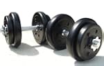 20 KG Set di pesi in plastica, 1,25KG...