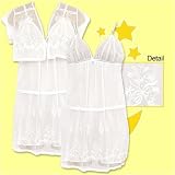 Oscar de la Renta Spun Sugar Nightie & Capsleeve Cover-up