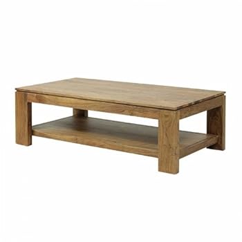 Table basse rectangulaire en acacia miel RAZA