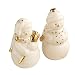 Lenox China Jewels Snowman S&P Set