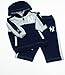 New York Yankees Toddler Boy Two Tone Knit Hooded Jogging Suit