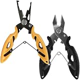 41hAdMPk8XL. SL160  Gone Fishing Premium Titanized Plier and Scissor Set