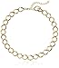 Amazon Collection Shiny Gold-Tone Chains Statement Necklace
