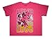 Disney Women's Mickey & Minnie LOVE T-shirt Plus Size Pink