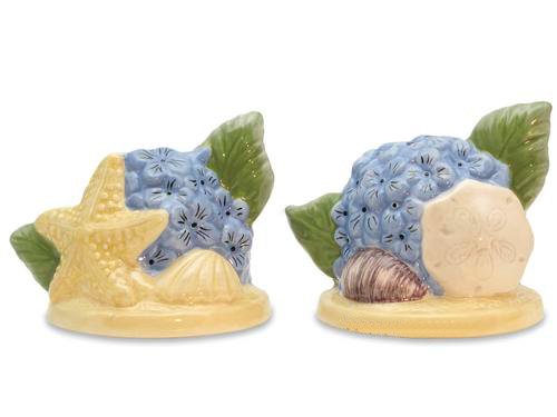 Hydrangeas Starfish & Seashell Pepper Shakers