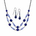 Midnight Blues Necklace Earrings Box Set