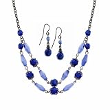 Midnight Blues Necklace Earrings Box Set