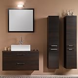 IMAGE OF Iotti by Nameeks Set A14 GLOSSY WHITE Glossy White Aurora Contemporary / Modern Bathroom Vanity Set