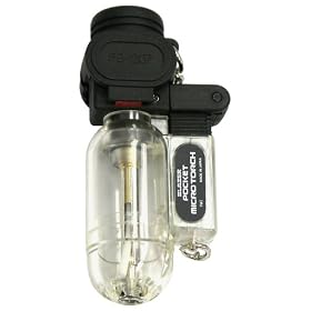 Blazer PB207 Butane Refillable Torch Lighter - Clear