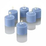 10 Hour Votive Candles Blue Ocean Breeze Scented Set of 72 by 