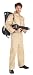 Rubies Men's Ghostbusters Costume With Inflatable Backpack, Tan, Adult Standard