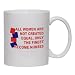 ALL WOMEN ARE NOT CREATED EQUAL, ONLY THE FINEST BECOME NURSES Mug for Coffee / Hot Beverage (choice of sizes and colors)