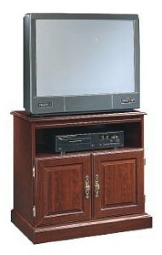 Classic Cherry Mobile TV Stand Heritage Hill Classic Cherry Collection by Sauder Office Furniture