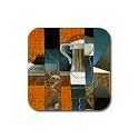 Glass of Beer and Playing Cards By Juan Gris Coasters (Set of 4)