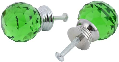 Alumunum Crystal Clear Bling Round Hole Cabinet Draeer Door Pulls Knobs Handle