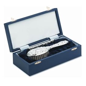 Baby Girls Brush and Comb Christening Set