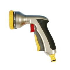 Hozelock 06426910 Spritzpistole aus Metall mit Brausekopf, 8 Funktionen