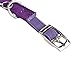 BINGPET Adjustable Cat Collar Soft Velvet Safe Collars Bling Diamante with Bells, Purple