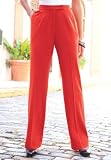 Jessica London Plus Size Nassau Bootcut Pants Hot Red,14