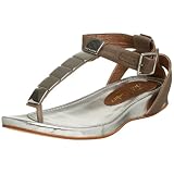 Ted Baker Women's Trinity Flat Sandal,Metallic Grey,8 M