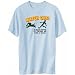 T-Shirt Mens Light Blue WALK DOG Dogs