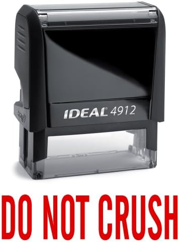 DO NOT Crush Red Office Stock Self-Inking Rubber Stamp