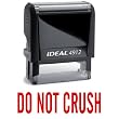 DO NOT CRUSH Red Office Stock Self-Inking Rubber Stamp