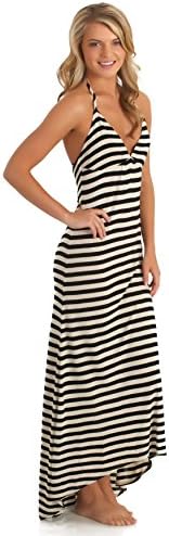 Ella Moss Women's Cabana Cover Up Dress, Black, Medium