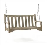 Classic Swinging Bench Size: 48, Finish: Blue