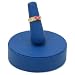 Blue Leather Finger Ring Display Jewelry Case Stand 3"