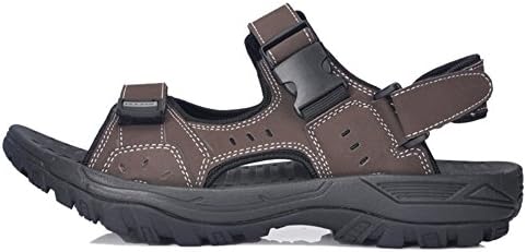 Movlen Lightweight Summer Cool Skidproof Mens Sandals Sandles Brown 12 D(M) US