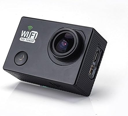 Road Guardian Ultra-portable 2.0 Inch LCD Full Hd 1080p Waterproof Helmet Sj6000 Wifi Sports Camera Black with 16gb Tf Card