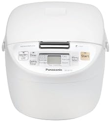 Panasonic SR-DE102 Fuzzy-Logic 5-Cup Electronic Rice Cooker/Warmer,White