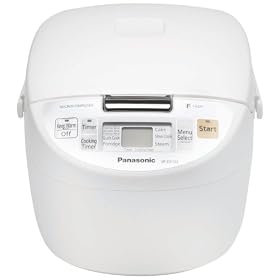 Panasonic SR-DE102 Fuzzy-Logic 5-Cup Electronic Rice Cooker/Warmer,White